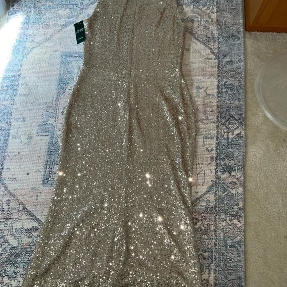 Lauren Sequin Sleeveless Dress - Picture 3 of 6